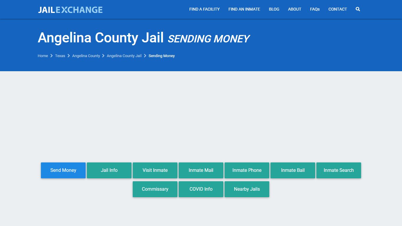 Angelina County Jail How to Send Inmate Money | Lufkin,